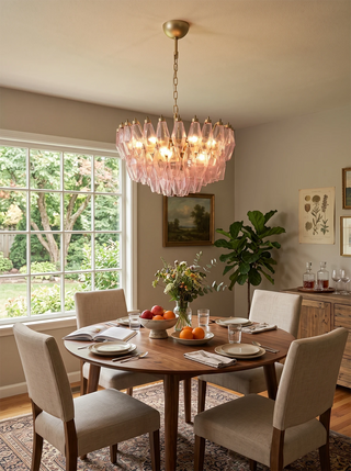 Stellan Faceted Glass Tiered Chandelier