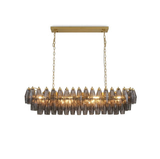 Stellan Faceted Glass Tiered Chandelier