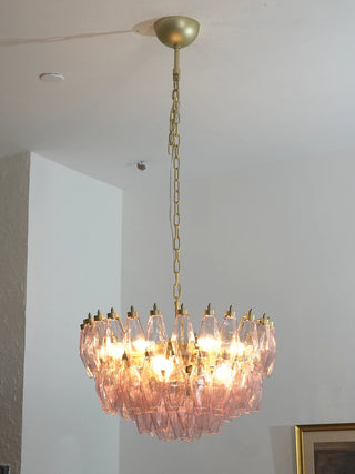 Stellan Faceted Glass Tiered Chandelier