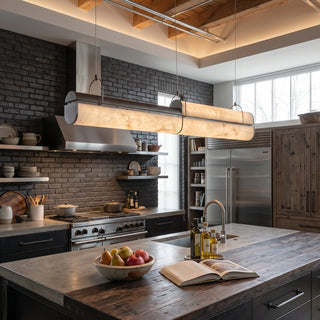 Stelline Alabaster Linear Pendant Light
