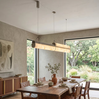Stelline Alabaster Linear Pendant Light