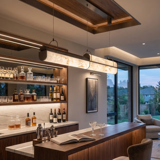 Stelline Alabaster Linear Pendant Light