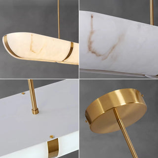 Sylvi Linear Alabaster Trough Chandelier