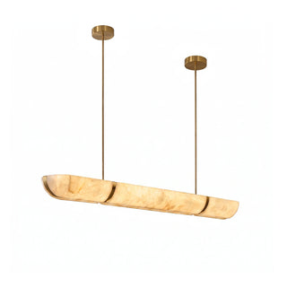 Sylvi Linear Alabaster Trough Chandelier