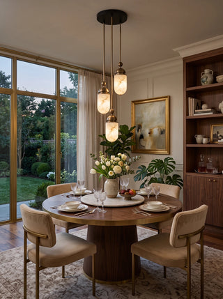 Tamsin Capsule Alabaster Rod Pendant Lamp