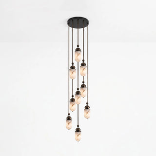 Tamsin Capsule Alabaster Rod Pendant Lamp