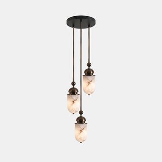Tamsin Capsule Alabaster Rod Pendant Lamp