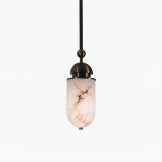 Tamsin Capsule Alabaster Rod Pendant Lamp