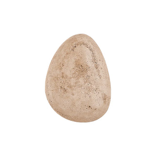 Terra Ovo Pebble-Shaped Travertine Wall Lamp
