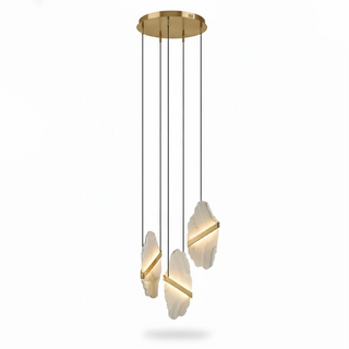 Thalia Cleaved Stone Cluster Chandelier