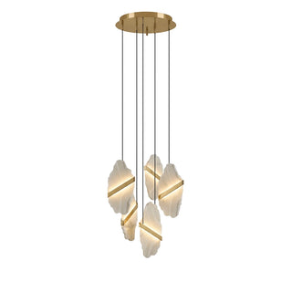 Thalia Cleaved Stone Cluster Chandelier