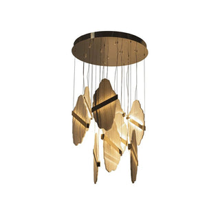 Thalia Cleaved Stone Cluster Chandelier