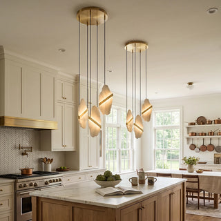 Thalia Cleaved Stone Cluster Chandelier