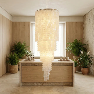 Tiered-Capiz-Shell-Cascading-Chandelier-Vidirlighting3_5 - Vidirlighting
