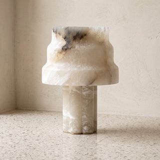 Tiered Verona Alabaster Table Lamp
