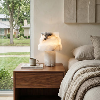 Tiered Verona Alabaster Table Lamp