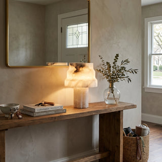 Tiered Verona Alabaster Table Lamp
