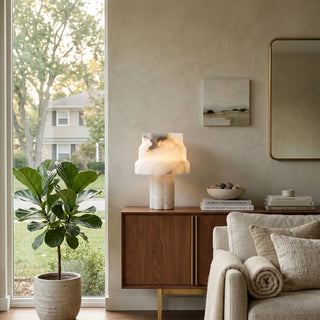 Tiered Verona Alabaster Table Lamp