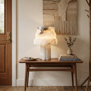 Tiered Verona Alabaster Table Lamp