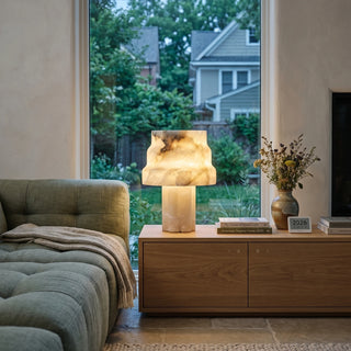 Tiered Verona Alabaster Table Lamp
