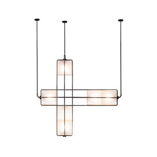 Traverse Modular Glass Cube Chandelier