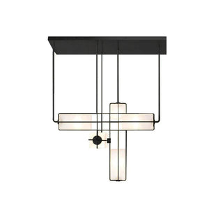 Traverse Modular Glass Cube Chandelier