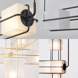 Traverse Modular Glass Cube Chandelier