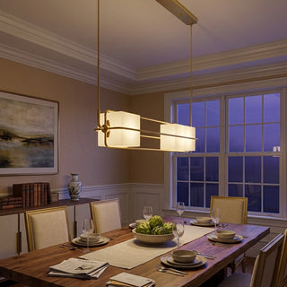 Traverse Modular Glass Cube Chandelier