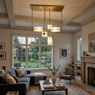 Traverse Modular Glass Cube Chandelier