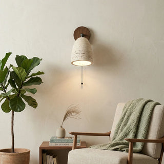 Travertine Adjustable Swivel Wall Lamp