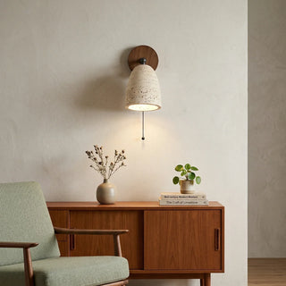 Travertine Adjustable Swivel Wall Lamp