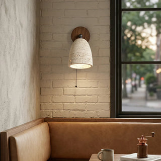 Travertine Adjustable Swivel Wall Lamp