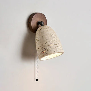 Travertine Adjustable Swivel Wall Lamp