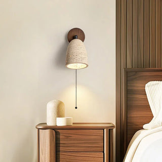 Travertine Adjustable Swivel Wall Lamp