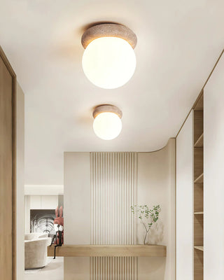 Travertine-Asteroid-Round-Ceiling-Lamp-Vidirlighting3_4 - Vidirlighting