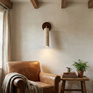 Travertine Mireille Wall Lamp