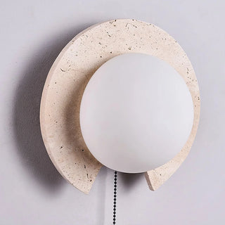 Travertine-Round-Solclip-Wall-Light-Vidirlighting3_3 - Vidirlighting