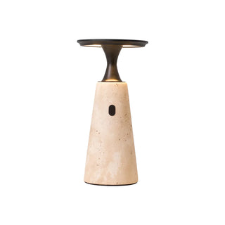 Travertine Terrava Rechargeable Table Lamp