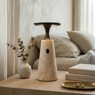 Travertine Terrava Rechargeable Table Lamp