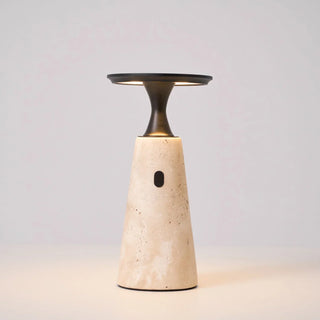Travertine Terrava Rechargeable Table Lamp