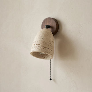 Travertine Adjustable Swivel Wall Lamp