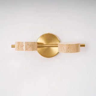 Travertine Traviso Beam Wall Sconce