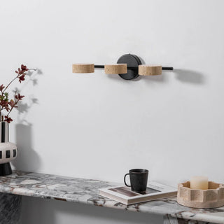 Travertine Traviso Beam Wall Sconce
