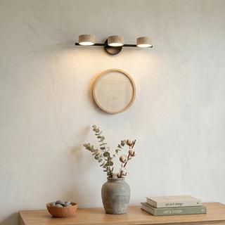 Travertine Traviso Beam Wall Sconce