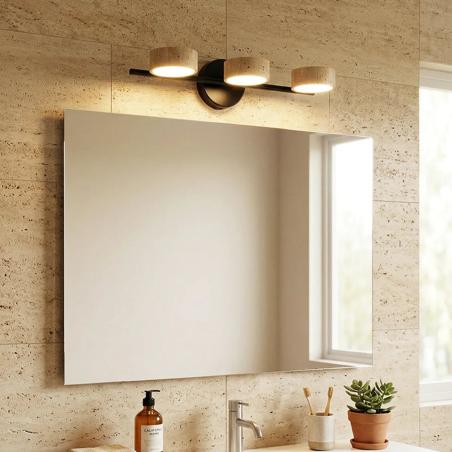 Travertine Traviso Beam Wall Sconce