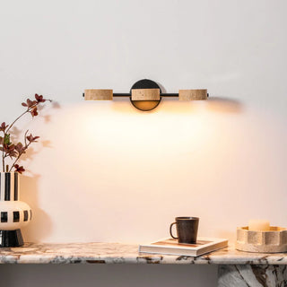 Travertine Traviso Beam Wall Sconce - view 7 | Vidirlighting