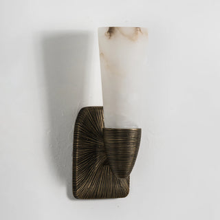 Twist Tapered Alabaster Wall Sconce