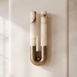 U-Shape Alabaster Arch Wall Sconce | Vidirlighting