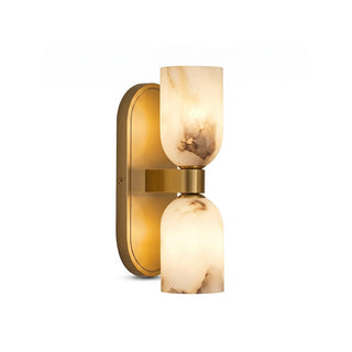 Up-Down Alabaster Duo Wall Sconce