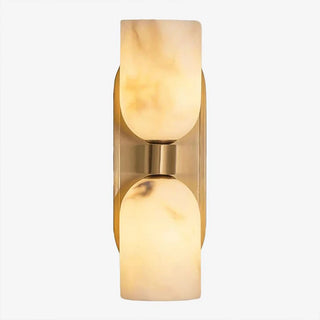 Up-Down Alabaster Duo Wall Sconce